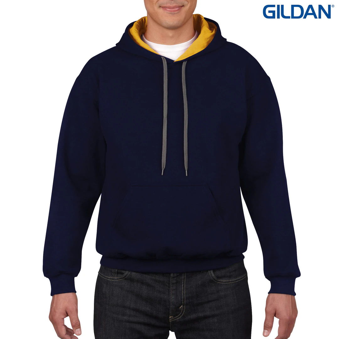 Gildan contrast hoodie deals